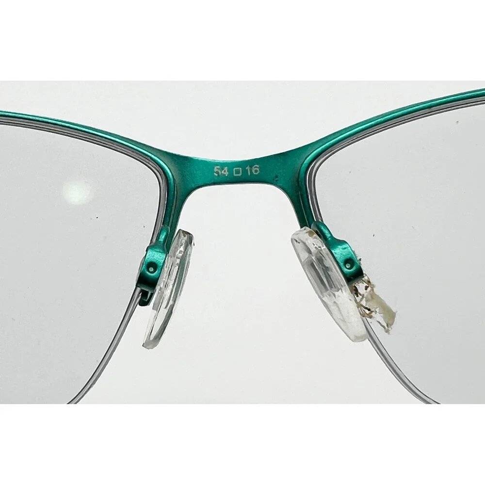 Hard Candy Eyeglasses Womens Teal HC264 Tealriffic Semi-Rimless 54-18-140